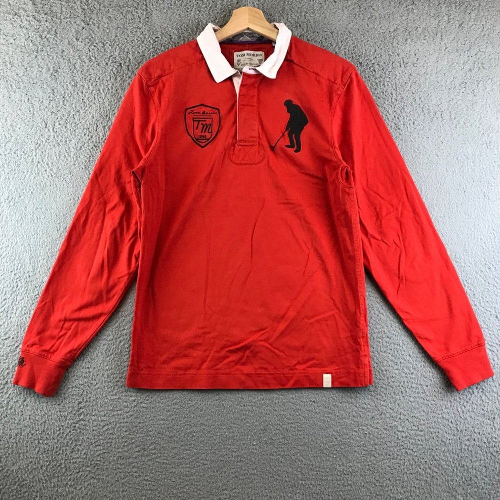 Tom Morris St Andrews Golf Golfing Heritage Long Sleeve  Polo Shirt S